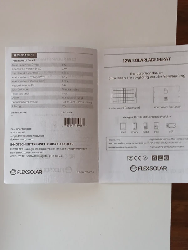 Komplet dwóch paneli solarnych - obrazek 4