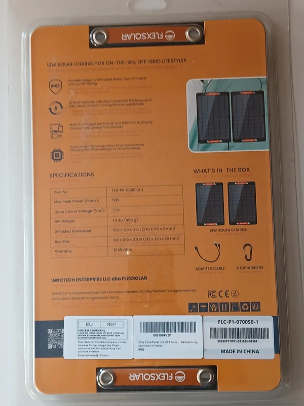 Komplet dwóch paneli solarnych - obrazek 5