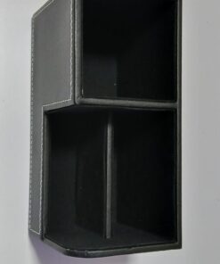 Stylowy czarny organizer na przybory - obrazek 4