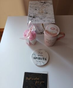 🎁 ELEGANCKI Zestaw Prezentowy KUBEK z Pokrywką + Skarpetki - NOWY! 🎁 - obrazek 3