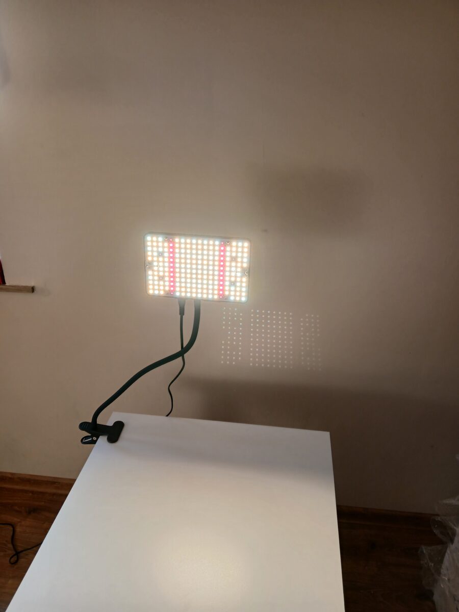 Lampa LED GROW LIGHT Zinqolay Fecida 25W - KLIPS (Giętka Szyja!)
