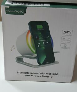 Alternative view of Głośnik Bluetooth + Ładowarka Bezprzewodowa 15W + Lampka LED