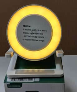 Głośnik Bluetooth + Ładowarka Bezprzewodowa 15W + Lampka LED - obrazek 3