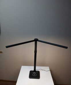 Podwójna Lampka Biurkowa LED 24W + Ładowarka Indukcyjna Qi - obrazek 2