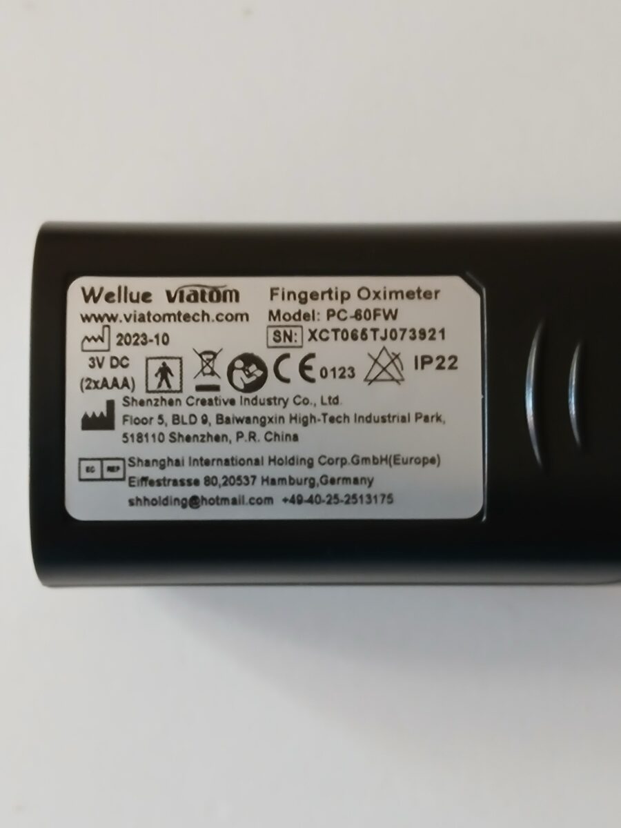 Profesjonalny Pulsoksymetr Wellue PC-60FW | Bluetooth | OLED | Odporny na wstrząsy - obrazek 3