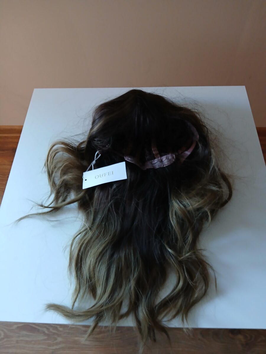 Peruka OUFEI Long Wavy – Piękne Fale Ombre, Naturalny Wygląd - obrazek 2