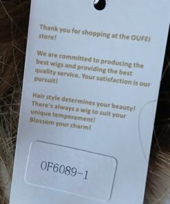Peruka OUFEI Long Wavy – Piękne Fale Ombre, Naturalny Wygląd - obrazek 5