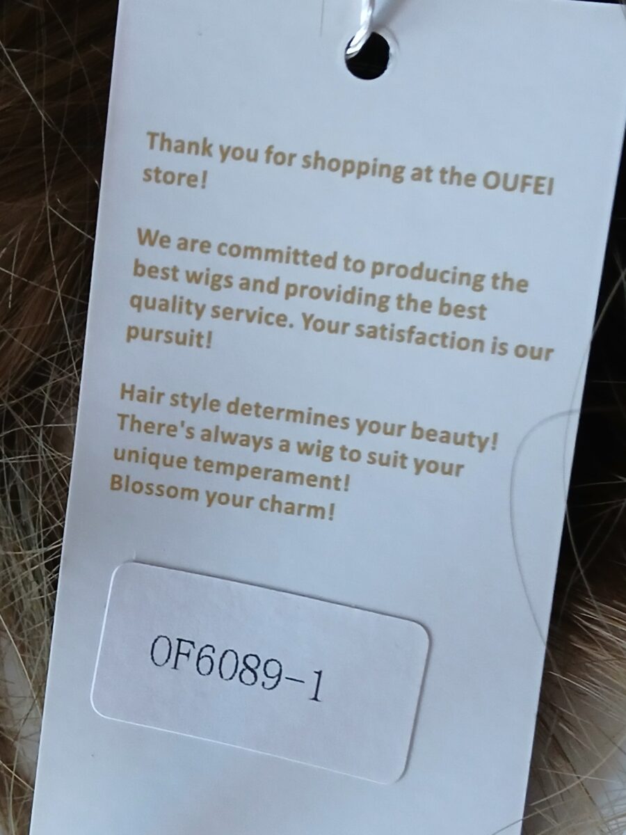 Peruka OUFEI Long Wavy – Piękne Fale Ombre, Naturalny Wygląd - obrazek 5