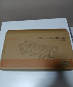 Grill Raclette Hengbo 700W + 3 patelnie + 3 łopatki - obrazek 6