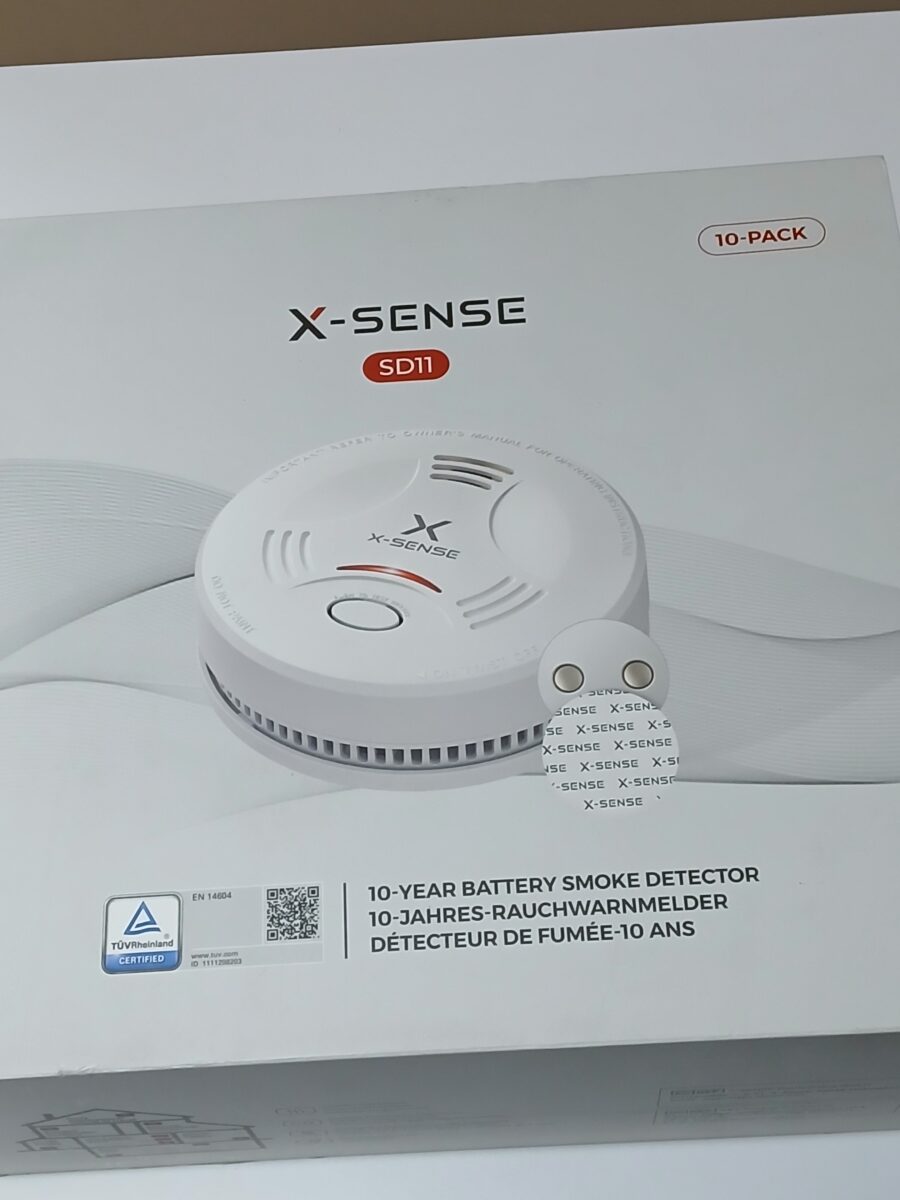 Zestaw 10x czujnik dymu X-SENSE SD11 certyfikat TÜV - obrazek 7