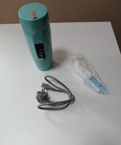 Przenośny kubek elektryczny turystyczny 350ml - kubek 2w1 LCD