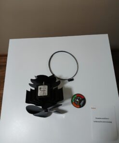 Wentylator kominkowy ekologiczny termometr w zestawie