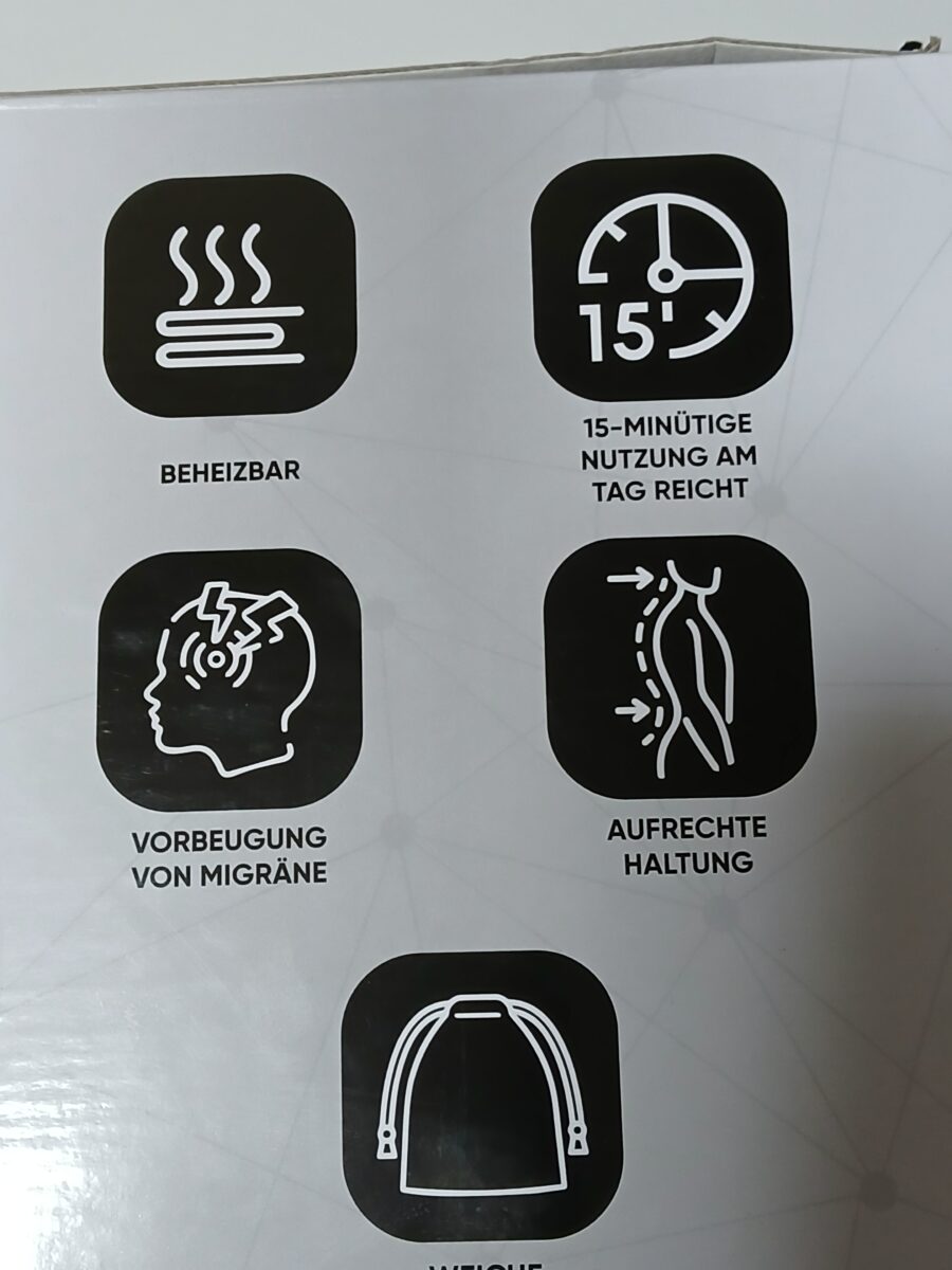 Podgrzewana poduszka masażer szyi i karku ESTIO - obrazek 8