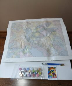 Malowanie po numerach zestaw DIY 40x50 cm kompletny set Koliber