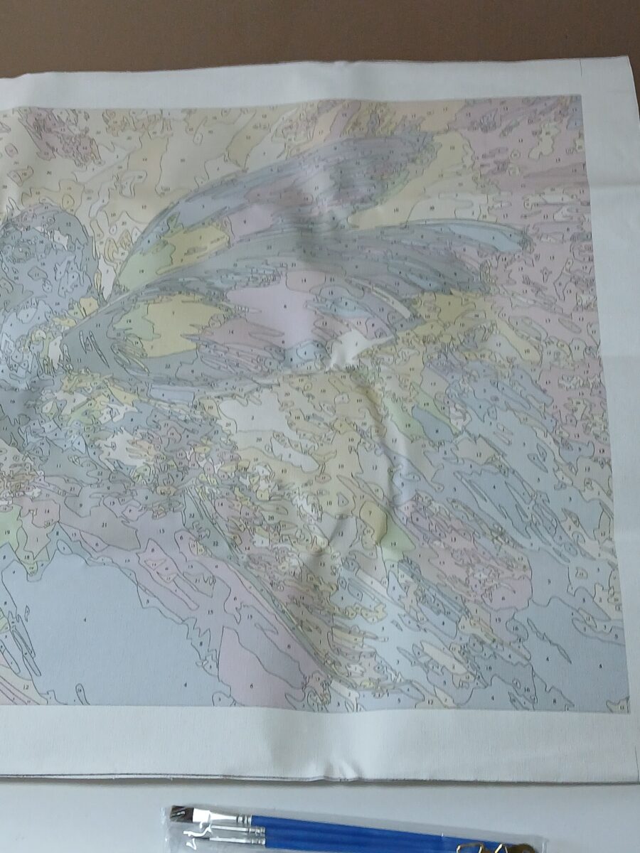 Malowanie po numerach zestaw DIY 40x50 cm kompletny set Koliber - obrazek 3