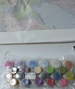 Malowanie po numerach zestaw DIY 40x50 cm kompletny set Koliber - obrazek 4