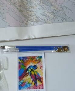 Malowanie po numerach zestaw DIY 40x50 cm kompletny set Koliber - obrazek 5