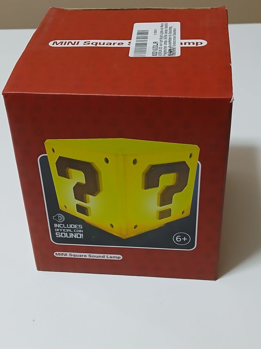 Lampka nocna Mario Bros – kultowy pytajnik - obrazek 4