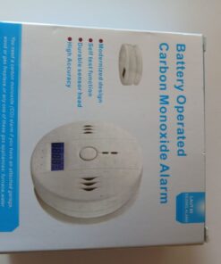 Bateryjny czujnik czadu LCD detektor tlenku węgla alarm 85dB wysoka dokładność - obrazek 4
