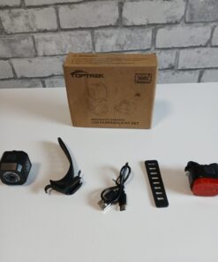 Alternative view of Profesjonalny zestaw lampek rowerowych LED Toptrek