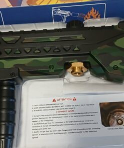 Potężny palnik gazowy karabin Sondiko do grilla ogniska kamuflaż - obrazek 3