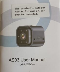 Mini kamera bezprzewodowa WiFi AS03 HD detekcja ruchu nocna iWFCam niania live - obrazek 7