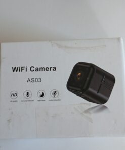 Mini kamera bezprzewodowa WiFi AS03 HD detekcja ruchu nocna iWFCam niania live - obrazek 8