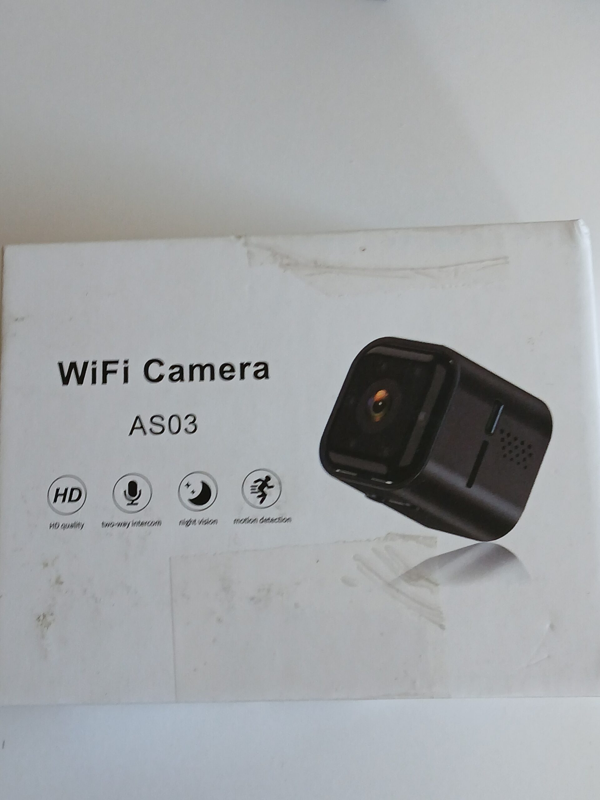 Mini kamera bezprzewodowa WiFi AS03 HD detekcja ruchu nocna iWFCam niania live - obrazek 8