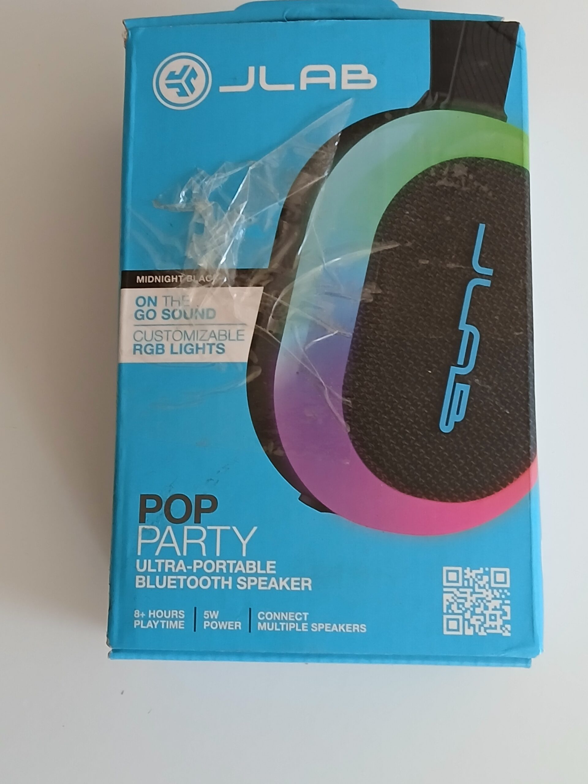 Głośnik bluetooth jlab pop party rgb magnes IPX5 - obrazek 5