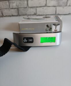 Cyfrowa waga bagażowa wisząca do walizek 50kg LCD podświetlana - obrazek 2