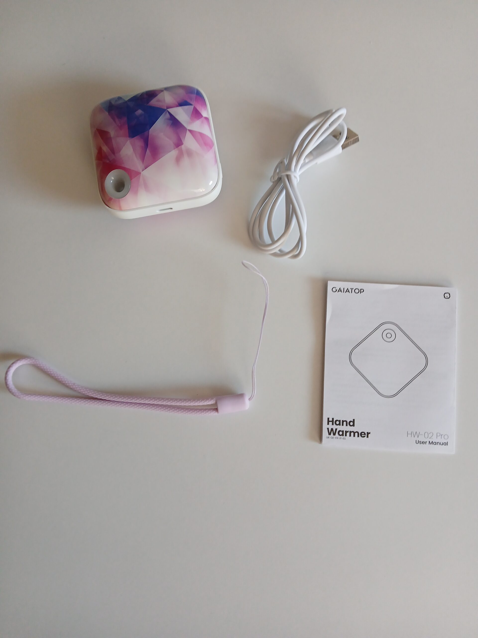 Akumulatorowy podgrzewacz do rąk Gaiatop HW-02 Pro USB-C kieszonkowy