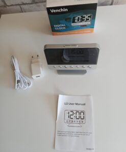 Zegar cyfrowy budzik LED Venchin U2 RGB