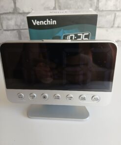 Zegar cyfrowy budzik LED Venchin U2 RGB - obrazek 3