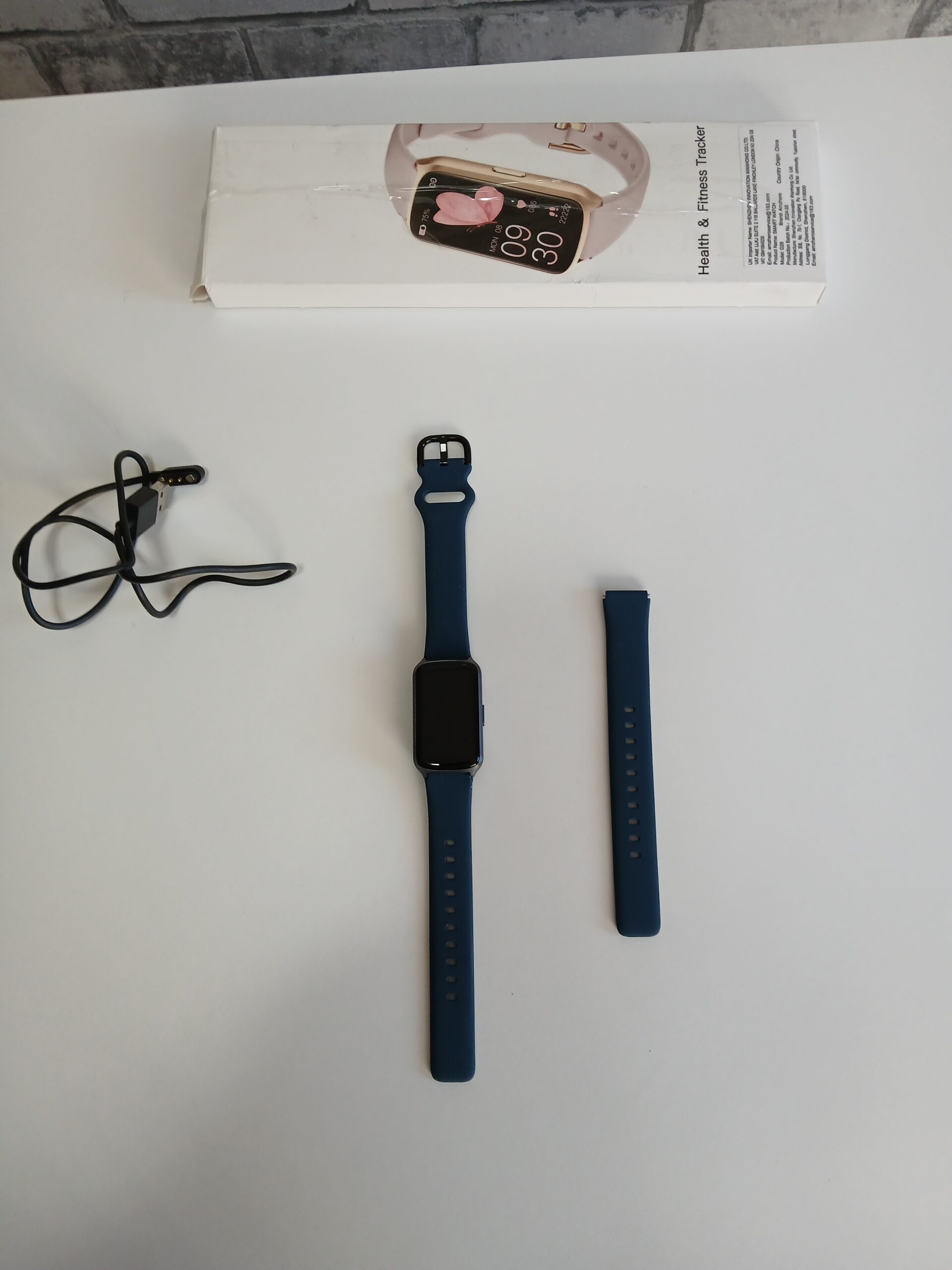 Smartwatch opaska Amzhero D26 powiadomienia sport kroki sen puls