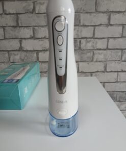 Irygator do zębów bezprzewodowy Coslus 300ml zestaw końcówek - obrazek 4