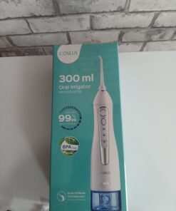 Irygator do zębów bezprzewodowy Coslus 300ml zestaw końcówek - obrazek 6