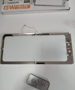 Alternative view of Lampa sufitowa LED do kampera przyczepy łodzi 15W 198 LED 12-30V pilot