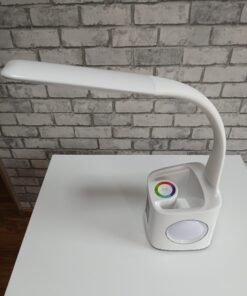 Alternative view of Lampka biurkowa LED zegar termometr przybornik RGB multicolor