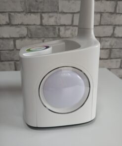 Lampka biurkowa LED zegar termometr przybornik RGB multicolor - obrazek 3