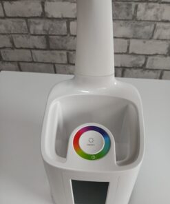 Lampka biurkowa LED zegar termometr przybornik RGB multicolor - obrazek 5