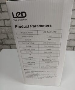 Lampka biurkowa LED zegar termometr przybornik RGB multicolor - obrazek 9