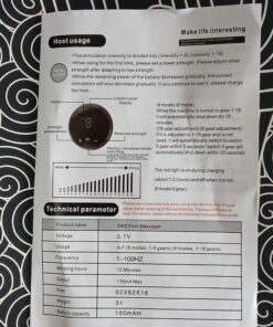 Mata do masażu stóp EMS elektrostymulator krążenie pilot - obrazek 5