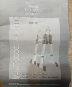 Drabina teleskopowa aluminiowa przegubowa 2w1 łączona (5m / 2.5m+2.5m) nowa - obrazek 6