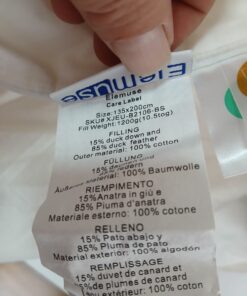 Kołdra puchowa całoroczna 10.5 TOG 100% bawełna Downpass Oeko-Tex - obrazek 5
