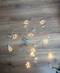 Kurtyna świetlna LED 3x3m Hoteril LS008-WH 300 LED pilot USB IP65 - obrazek 2