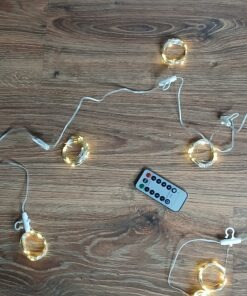 Kurtyna świetlna LED 3x3m Hoteril LS008-WH 300 LED pilot USB IP65 - obrazek 3