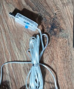 Kurtyna świetlna LED 3x3m Hoteril LS008-WH 300 LED pilot USB IP65 - obrazek 4