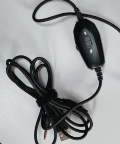 Słuchawki gamingowe masacegon H-11 z mikrofonem LED czarno-niebieskie - obrazek 3