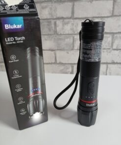 Latarka taktyczna LED Blukar K9186 USB-C zoom 10 trybów - obrazek 3