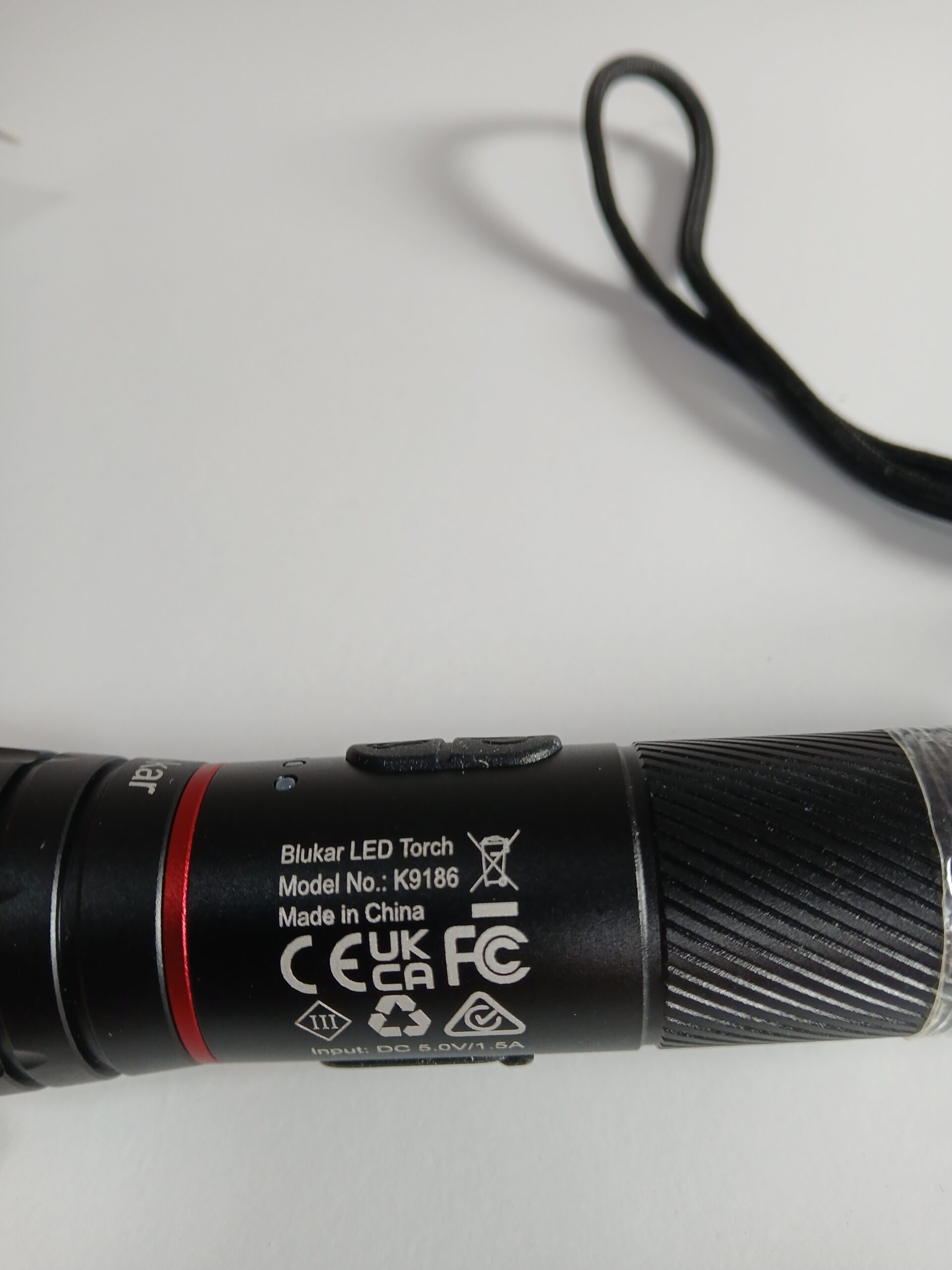 Latarka taktyczna LED Blukar K9186 USB-C zoom 10 trybów - obrazek 6